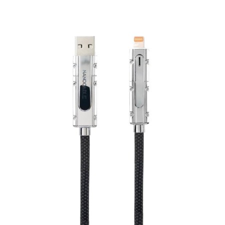 Cable USB 2.0 Tipo-C Nanocable 10.01.2602/ USB Tipo-C Macho + USB Macho - USB Tipo-C Macho + Lightning Macho/ Hasta 27W/ 480Mbps