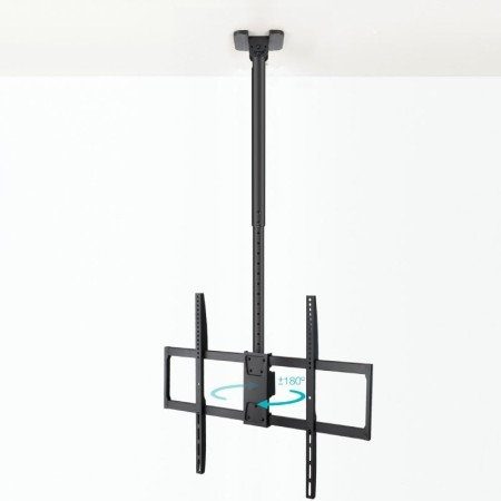 Soporte de Techo Giratorio/ Inclinable TooQ LPCE11100TSLI-B para TV de 50-100″/ hasta 80kg
