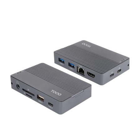 Carcasa disco duro tooq tqe - 2242g para ssd m.2 + hub 11 en 1