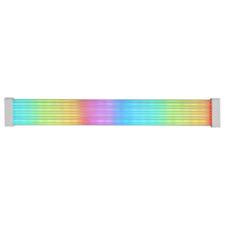 Extensor de cable argb mars gaming mca - 16 pin (8) silicona flexible