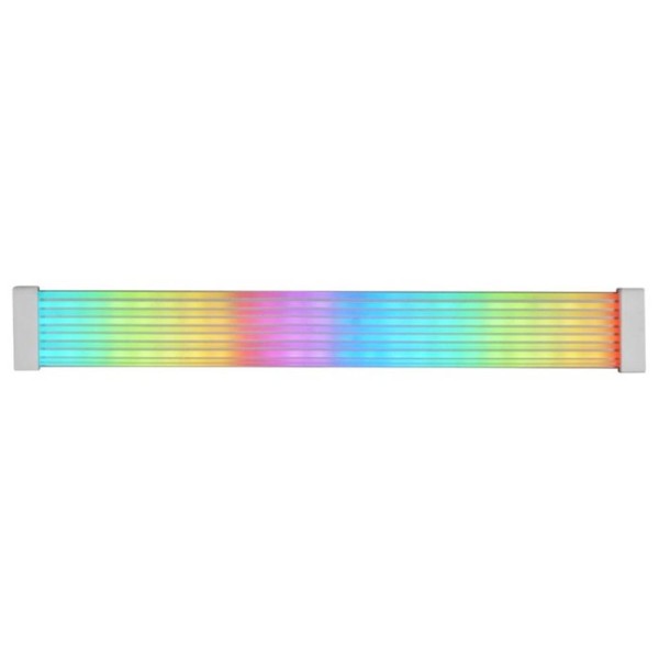Extensor de cable argb mars gaming mca - 16 pin (8) silicona flexible