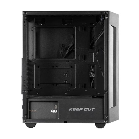 Caja ordenador gaming keep out ko xc - 200 matx rgb cristal templado negra