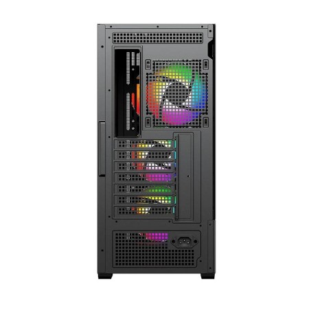 Caja ordenador gaming keep out ko xc - 805 mesh atx argb cristal templado negro