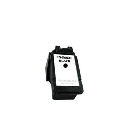 Cartucho de tinta compatible dayma canon pg560 xl negro remanufacturado (eu) (muestra nivel de tinta) 3712c001 - 3713c001 700 pa