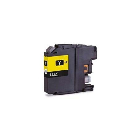 Cartucho de tinta compatible dayma brother lc22e xxl amarillo 1.2k