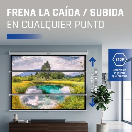 iggual Pantalla manual 1:1 100″ 180x180 cm