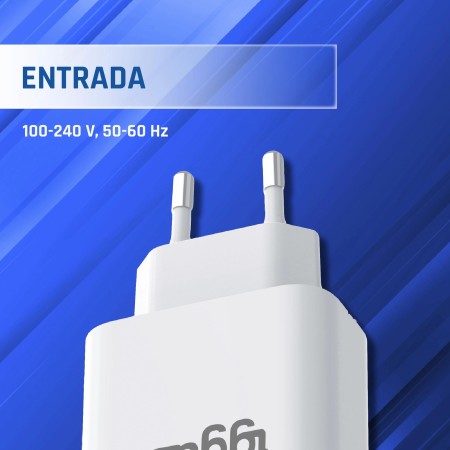 iggual Cargador doble 2xUSB carga rápida QC3.0 30W