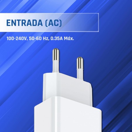 iggual Cargador de pared 1xUSB-A 5V/2.4A (12W)