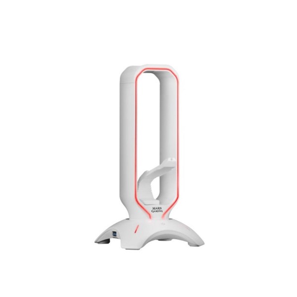 Soporte auriculares mars gaming mhhpro white
