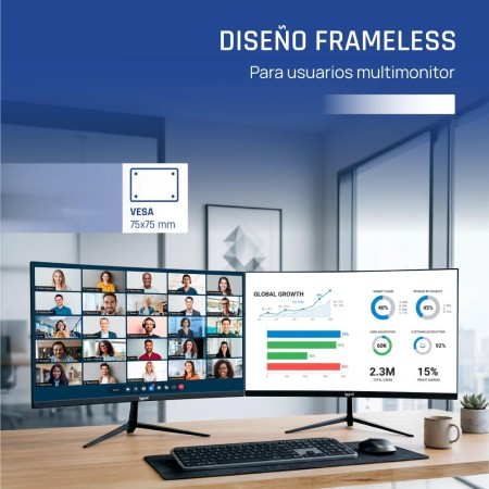 iggual Monitor 24″ IPS 1ms FHD 120Hz VGA HDMI Slim
