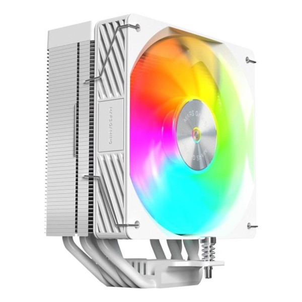 Ventilador disipador cpu mars gaming mcpux5argbw argb 120mm blanco