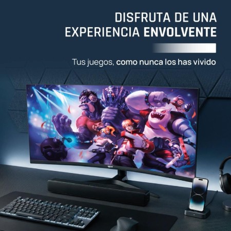 iggual Monitor 34″ UWQHD 1ms 2DP 2HDMI MM AA Curvo