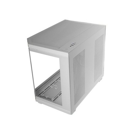 Caja ordenador mars gaming mc3tcoremw matx cristal templado blanca