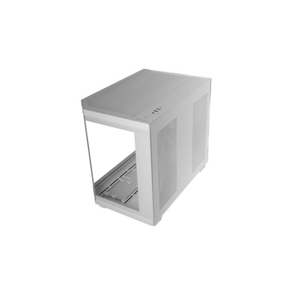 Caja ordenador mars gaming mc3tcoremw matx cristal templado blanca