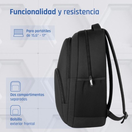 iggual Mochila portátil 15.6-17 Everyday Use negra