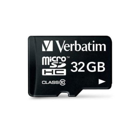 Tarjeta memoria micro sd verbatim 32gb c10  adaptador