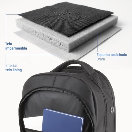 iggual Mochila portátil 15.6″-17″ Office Pro Elite