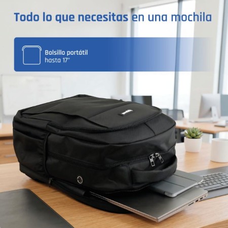 iggual Mochila portátil 15.6″-17″ Office Pro Elite