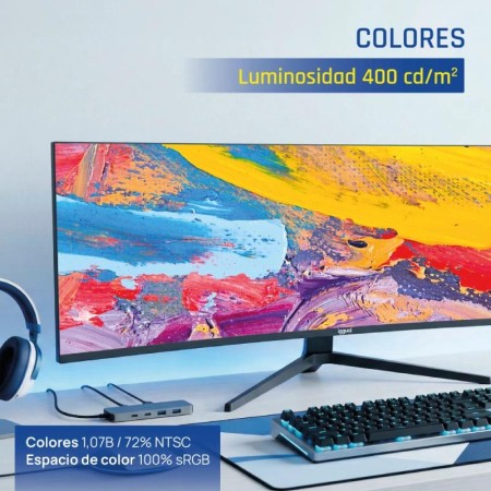iggual Monitor 49″ 5K DQHD 1ms 240Hz MM AA Curvo