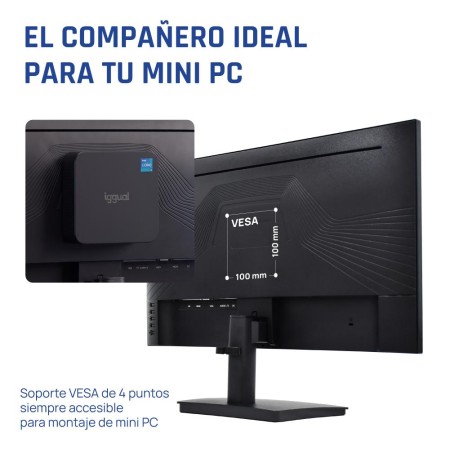 iggual Monitor 24″ 120Hz 1ms MM VESA Mini PC