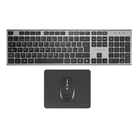 Teclado  raton gaming tacens zenith low profile inalambrico