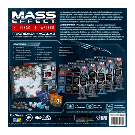 Juego de mesa mass effect: el juego de tablero