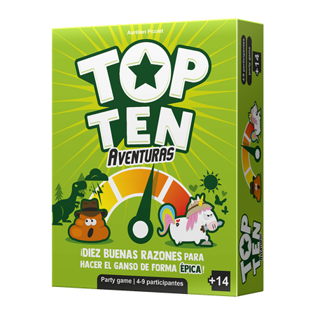Juego de mesa top ten aventuras