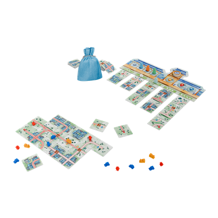 Juego de mesa railroad tiles
