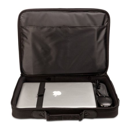 Maletín + Ratón Monray Bureau Kit para Portátiles hasta 16″/ Negro
