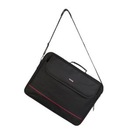 Maletín Monray Passenger Plus para Portátiles hasta 18″/ Cinta para Trolley/ Negro