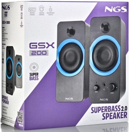 NGS Altavoz Gaming GSX-200 20W Supergraves