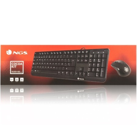 Teclado y Ratón NGS Cocoa KIT/ Portugués