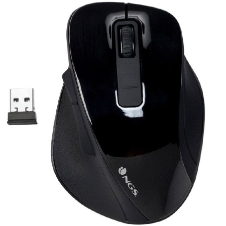 NGS Ratón Inalámbrico 2.4 GHz BOWBLACK16000DPI Neg