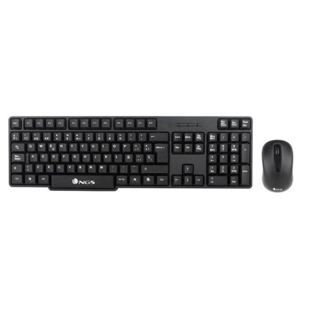 NGS EUPHORIAKIT TECL + RATON WIRELESS 2,4GHZ NEGRO