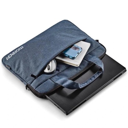 MONRAY Maletin CHARTER 15,6″ Azul jaspeado