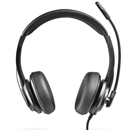 Auriculares NGS VOX605 USB-C/ con Micrófono/ USB Tipo-C/ Negros