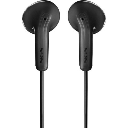 Auriculares Intrauditivos NGS Cross Glide/ con Micrófono/ USB Tipo-C/ Negros