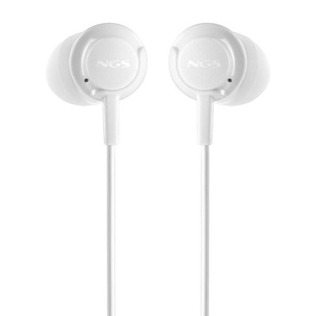 Auriculares Intrauditivos NGS Cross Step/ con Micrófono/ USB Tipo-C/ Blancos