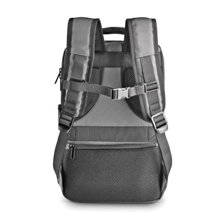 Mochila Expansible NGS Monray Sacks Horizon para Portátiles hasta 14″/ Impermeable/ Gris