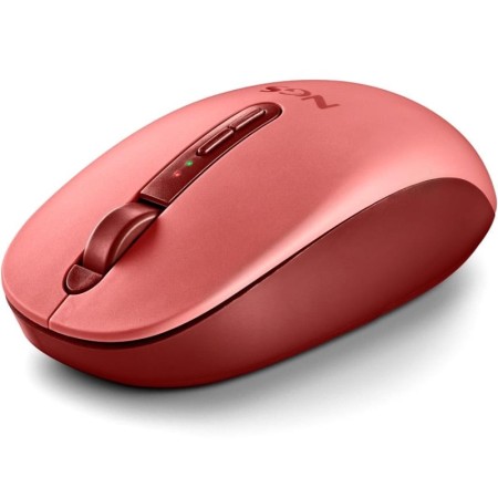 Ratón Ergonómico Inalámbrico NGS Fog Dual FOGDUALRED Silencioso/ Hasta 1600 DPI/ Rojo