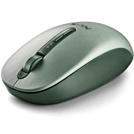 Ratón Ergonómico Inalámbrico NGS Fog Dual FOGDUALGREEN Silencioso/ Hasta 1600 DPI/ Verde