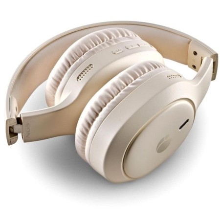 Auriculares Inalámbricos NGS Artica Tempest/ con Micrófono/ Bluetooth/ Beige