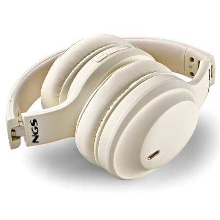 Auriculares Inalámbricos NGS Artica Glacier/ con Micrófono/ Bluetooth/ Beiges