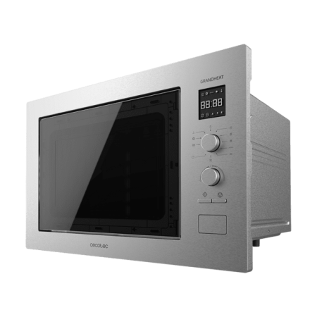 Microondas encastrable con grill cecotec grandheat 2550 built - in steel 850w 25l