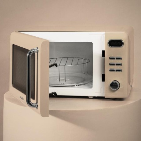 Microondas con grill cecotec proclean 5110 retro beige 700w 20l