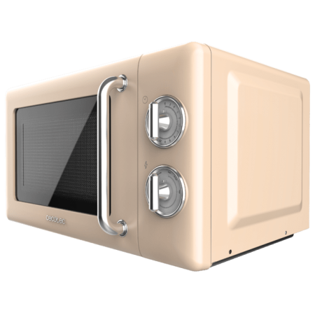Microondas con grill cecotec proclean 5110 retro beige 700w 20l