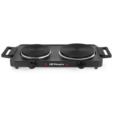 Cocina Eléctrica Orbegozo PE2855/ 2 placas 155 y 185mm/ 1000W - 1500W