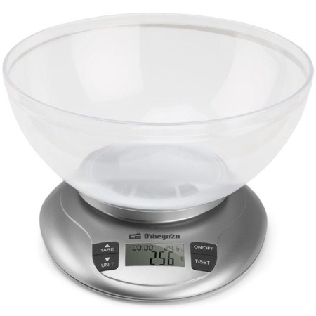 Báscula de Cocina Electrónica Orbegozo PC 2017 A/ hasta 3.5kg/ Plata