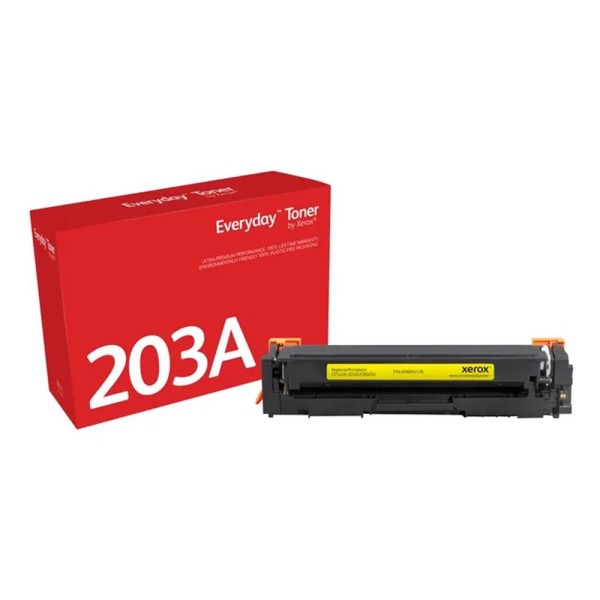 Toner xerox everyday compatible con hp ljm254 (cf542acrg054y) n 203a amarillo