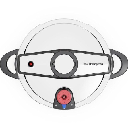 Olla a Presión Orbegozo HP 6200/ 6L/ Acero Inoxidable/ Apta para Inducción